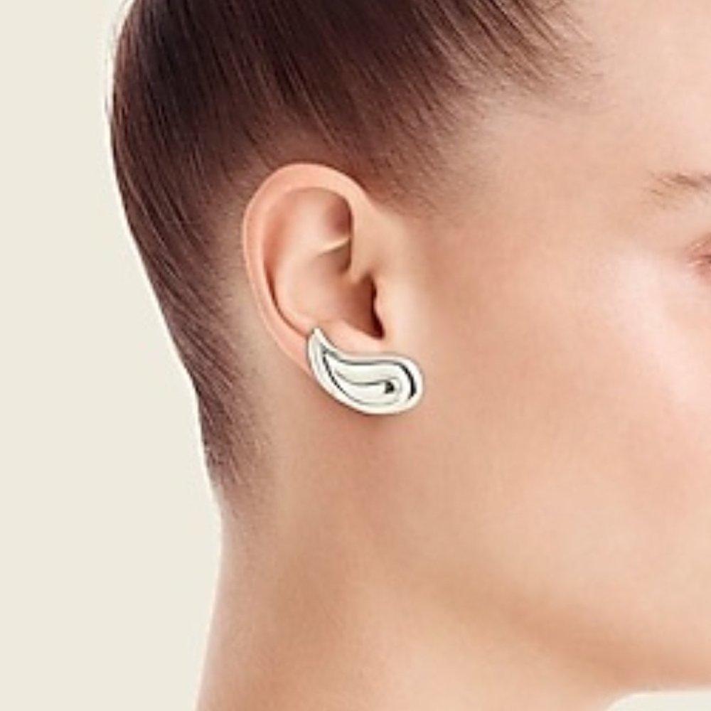 J. Crew Paisley Stud Earrings - Picture 3 of 5